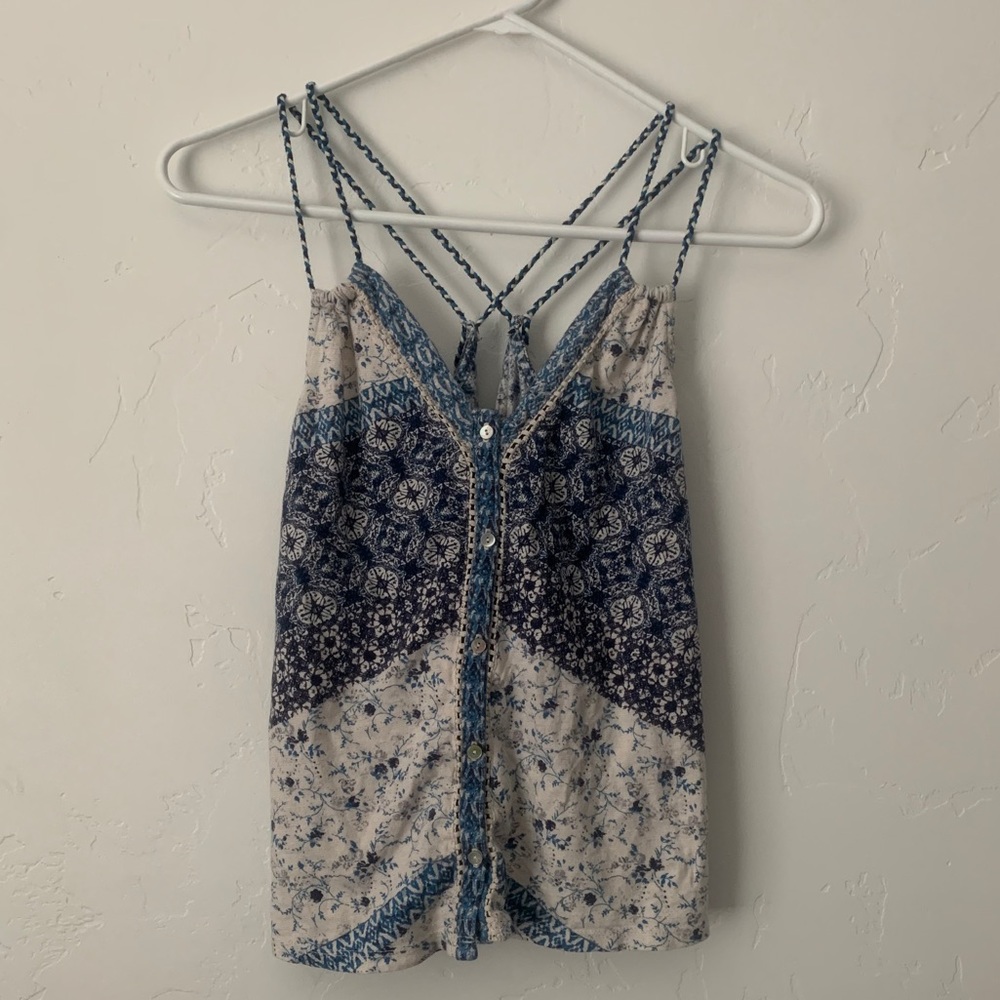 LUCKY BRAND BARELY WORN strappy tank top